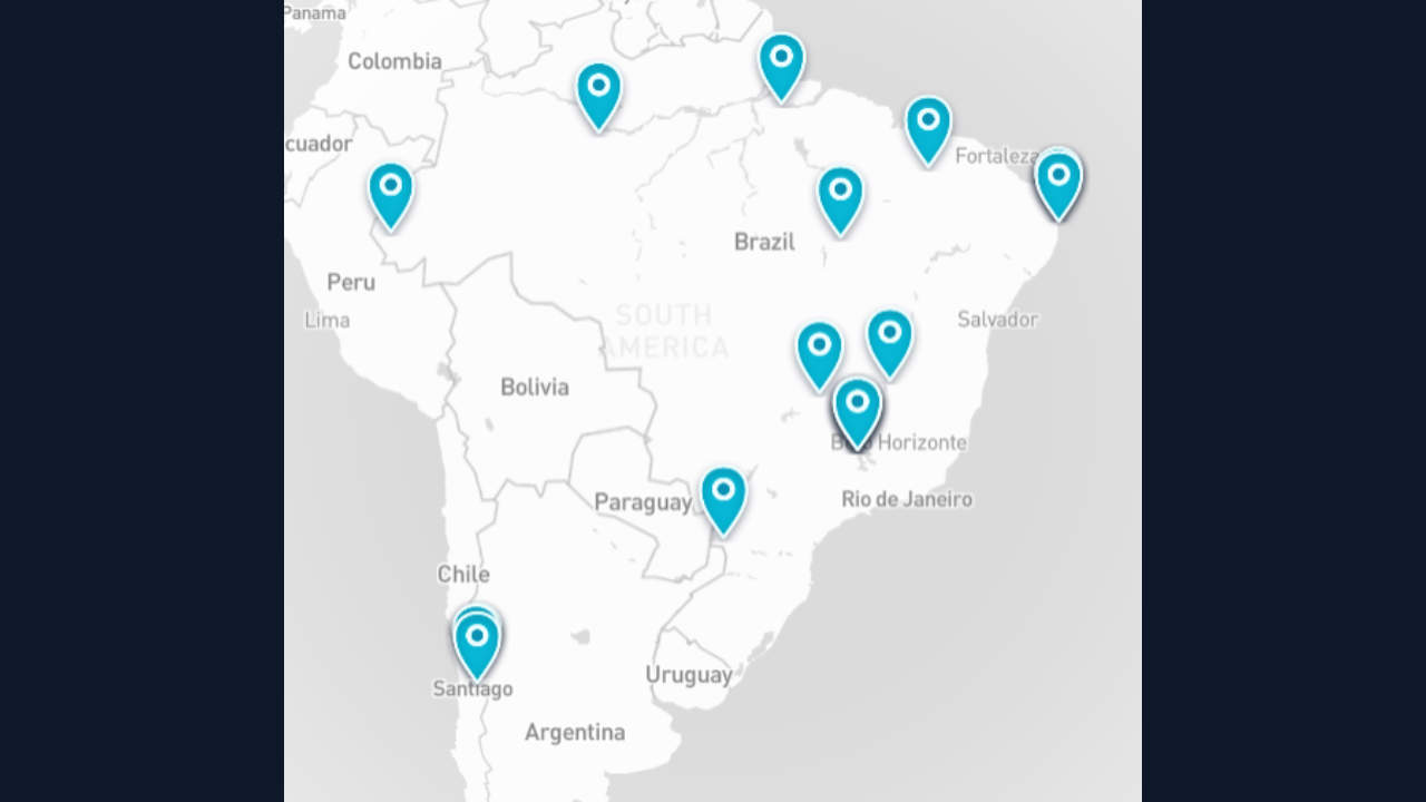 Gestão de projetos com organização de voos e arquivos.